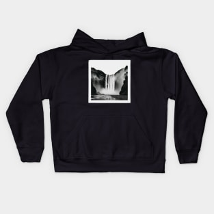 Iceland, skogafoss, waterfall Kids Hoodie